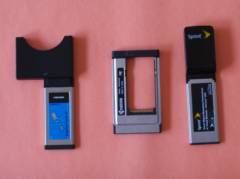 [Left]»PCMCIAExpressCard/34 adapter [Center]»ExpressCard/34PCMCIA (Kyocera TXPCM10001) [Right]»Sprint Sierra Wireless AC597E